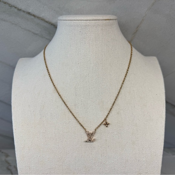 Louis Vuitton Iconic LV Multicolor Rhinestone Necklace - Picture 1 of 8